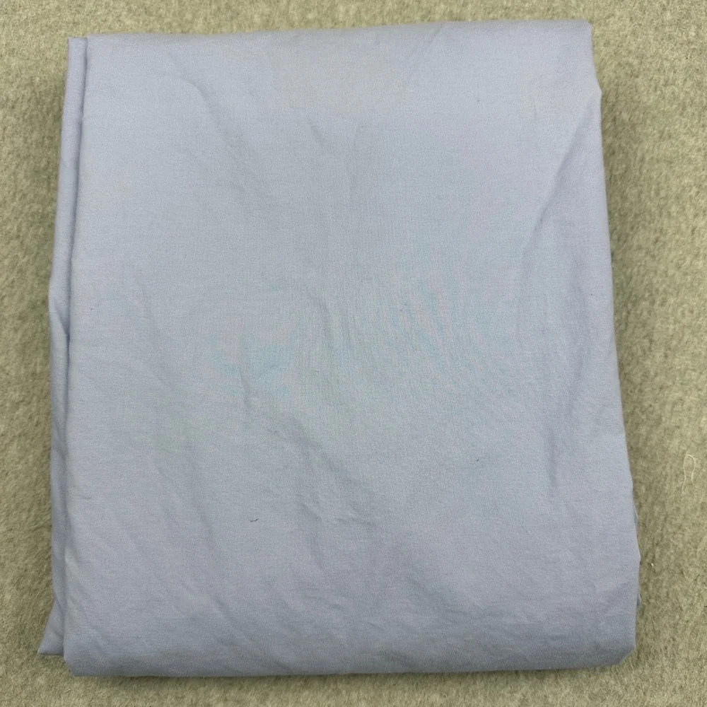 Martha‎ Stewart Everyday Full Size Flat Sheet Periwinkle 100% Cotton Made in USA